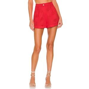 Majorelle Eyelet Watermelon Jessi Shorts Size S
